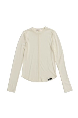Soft Crew Neck Top - WHITE (31252415906)
