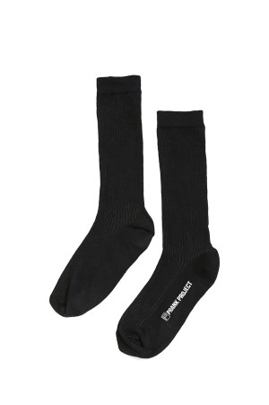 Sheer Rib Short Socks - BLACK (31252665601)