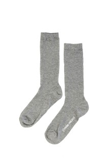 Sheer Rib Short Socks - GRAY (31252665601)