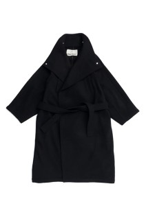 High Neck Coat - BLACK (31252166106)