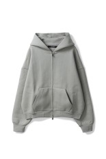 V2 ZIPPED HOODIE - SMOKE (SVT026)