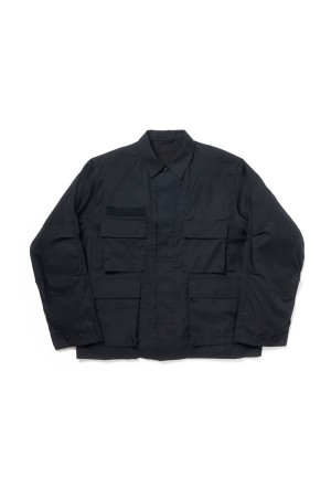 TECH MULTI FISHING POCKET MIL BDU SHIRT L/S - INK BLACK (BE-83026)