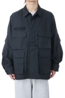TECH MULTI FISHING POCKET MIL BDU SHIRT L/S - INK BLACK (BE-83026)