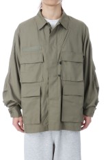 TECH MULTI FISHING POCKET MIL BDU SHIRT L/S - SAGE GRAY (BE-83026)