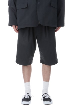 TECH EASY SHORTS HERRINGBONE - CHARCOAL (BP-52026)