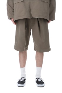 TECH EASY SHORTS HERRINGBONE - SAGE GRAY (BP-52026)