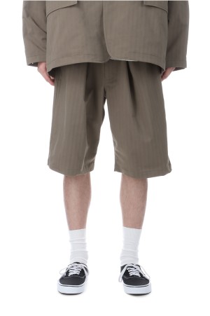 TECH EASY SHORTS HERRINGBONE - SAGE GRAY (BP-52026)