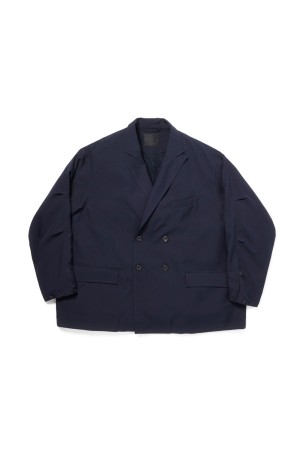 TECH DOUBLE-BREASTED JACKET - NAVY (BJ-52026)