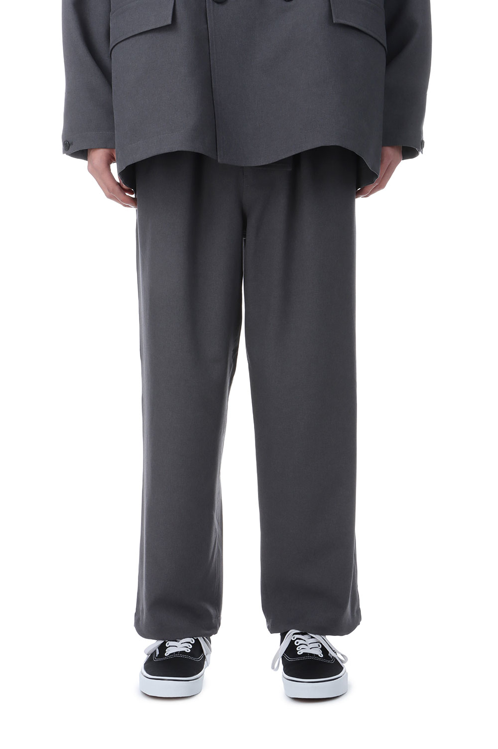 TECH WIDE EASY 2P TROUSERS - CHARCOAL (BP-54026) | セレクト