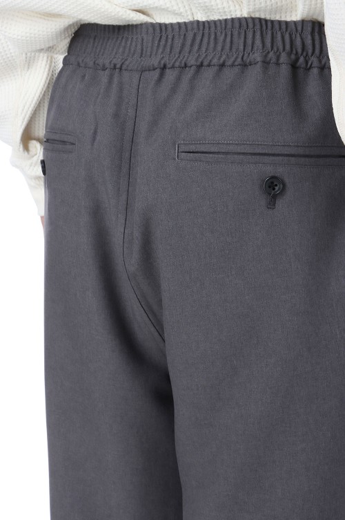 TECH WIDE EASY 2P TROUSERS - CHARCOAL (BP-54026) | セレクト