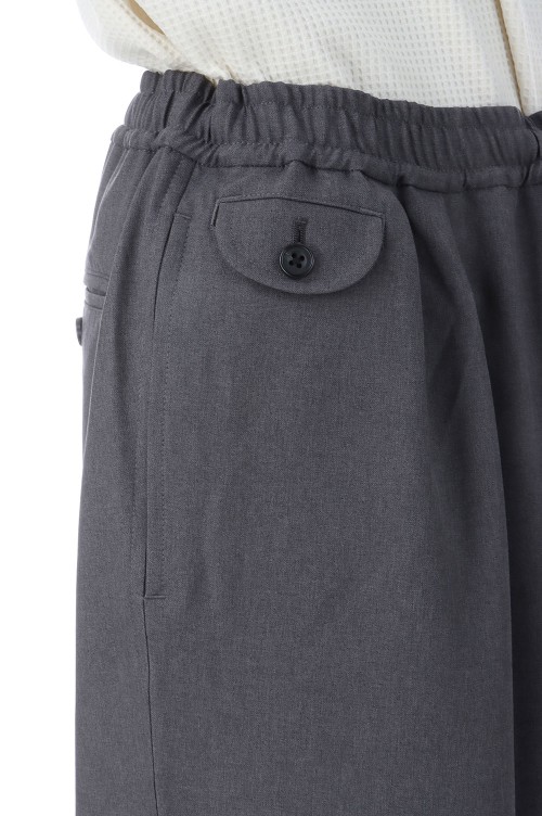 TECH WIDE EASY 2P TROUSERS - CHARCOAL (BP-54026) | セレクト