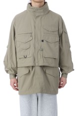WINDSTOPPER(R) PERFECT MIL FIELD 2WAY JACKET - SAGE GRAY (BJ-12026)