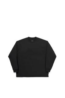TECH DRAWSTRING L/S TEE - BLACK (BE-34026)
