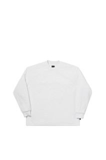 TECH DRAWSTRING L/S TEE - WHITE (BE-34026)