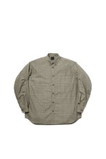 TECH BUTTON DOWN SHIRT L/S GREN PLAID - SAGE GRAY (BE-80026)