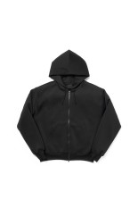 TECH SCUBA KNIT FULLZIP PARKA - BLACK (BE-41026)