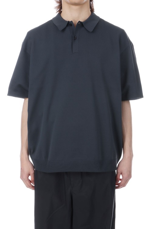 トップス TECH KNIT POLO S/S 2026SS3rd ink black DAIWA PIER39(ダイワ ピア39)｜W's TECH KNIT POLO S/S/インクブラック