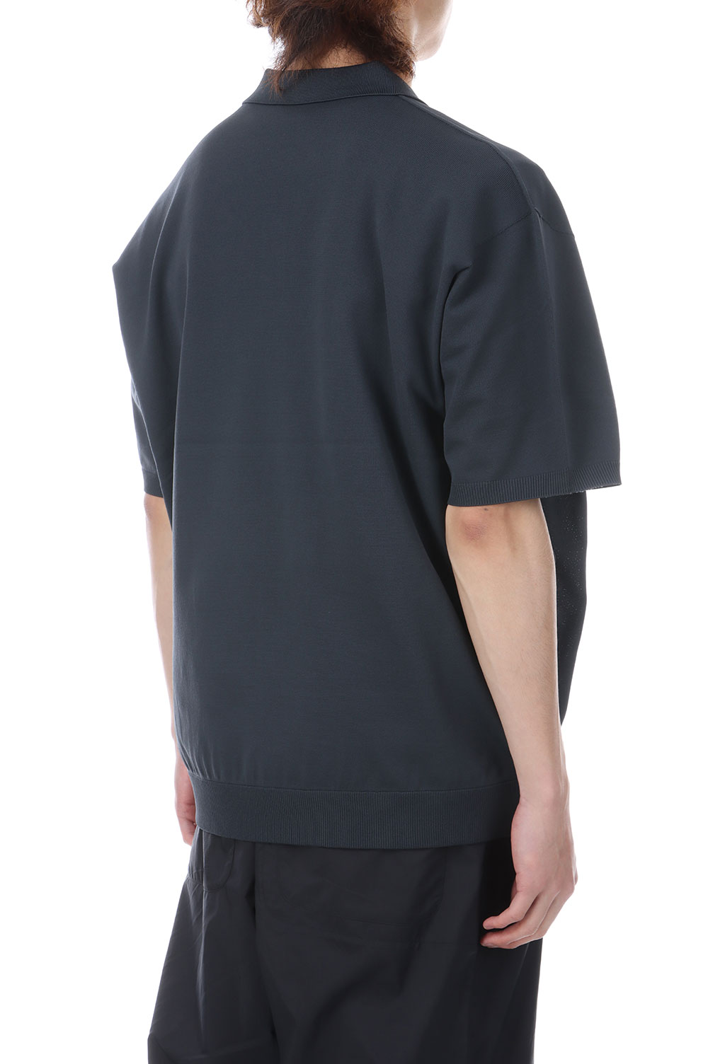 TECH KNIT POLO S/S - INK BLACK (BE-43026) | セレクトショップ
