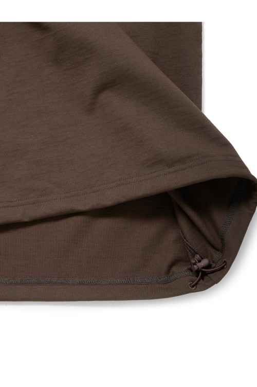 TECH SIDE POCKET S/S TEE D.BROWN Lサイズ TECH SIDE POCKET S/S TEE - D.BROWN (BE-32026) | セレクトショップ
