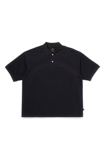 TECH POLO SHIRT S/S - BLACK (BE-37026)