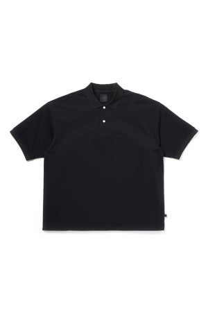TECH POLO SHIRT S/S - BLACK (BE-37026)