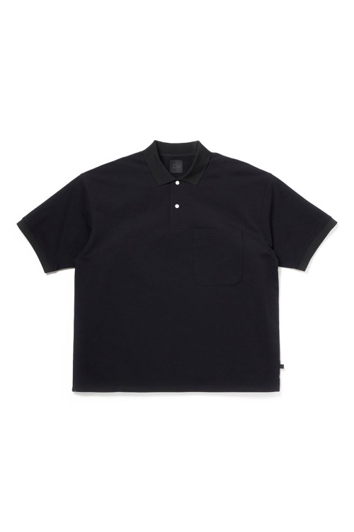 TECH POLO SHIRT S/S - BLACK (BE-37026) | セレクトショップ