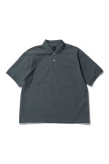 TECH POLO SHIRT S/S - CHARCOAL (BE-37026)