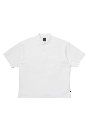 TECH POLO SHIRT S/S - WHITE (BE-37026)