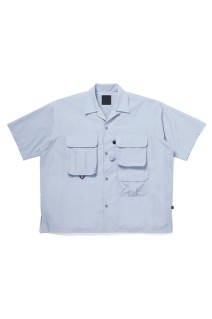 TECH MULTI TOOL POCKET SHIRT S/S SOLID - BLACK (BE-86026)