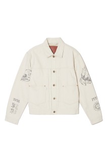TATTOO FLASH PRINT DNEIM JACKET - ECRU (26440413)