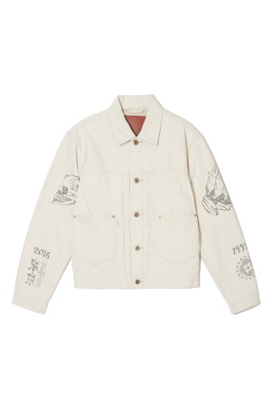 TATTOO FLASH PRINT DNEIM JACKET - ECRU (26440413)