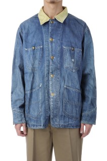 Trompe l'oeil Denim Coveralls - Blue (26-1105)