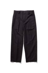 TWIST WOOL LINEN STANDARD PANTS - CHARCOAL TOP(004) (PRAGLM0202)