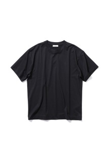 SUVIN 60/2 OVERSIZED T-SHIRT - BLACK (KKAGLM0015)