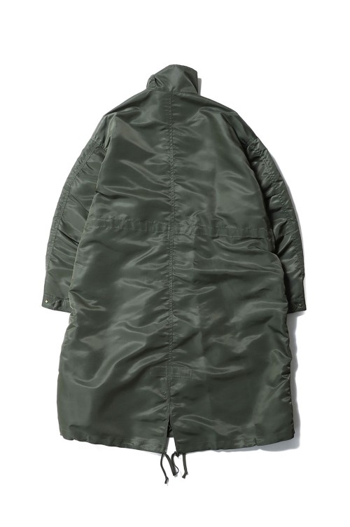 Nylon Twill 3D Embroidery Mods Coat- KHAKI (MM26SS-CO053