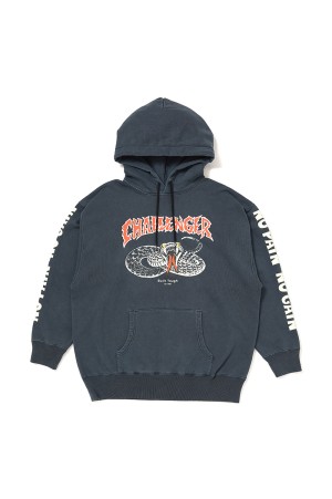 SNAKE HOODIE / PEPPER BLACK (CLG-SW 026-001)