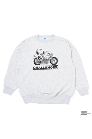 SNOOPY C/N SWEAT / GRAY (CLG-SW 026-004)