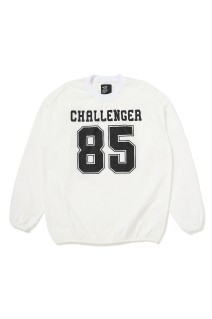L/S NUMBERS WIND CREW / WHITE (CLG-CS 026-001)