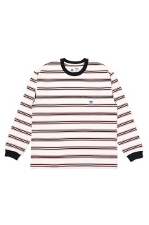 L/S AUTHENTIC BORDER TEE / WHITE (CLG-CS 026-004)