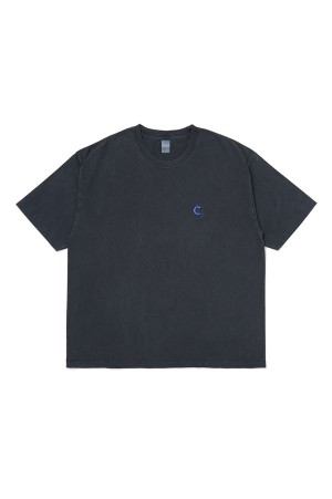 PIGMENT C PATCH TEE / PEPPER BLACK (CLG-TS 026-009)