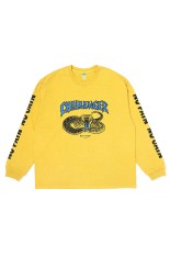 L/S PIGMENT SNAKE TEE / YELLOW (CLG-TS 026-014)