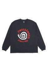L/S PIGMENT SPIRAL SNAKE TEE / PEPPER BLACK (CLG-TS 026-015)