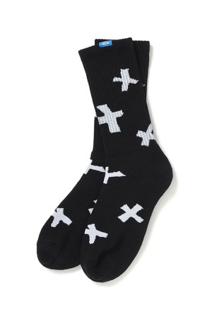 CROSS SOCKS / BLACK (CLG-AC 026-009)