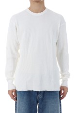 THERMAL KING RASCHEL HONEYCOMB CREW NECK L/S (W/DAMAGED) - FADE