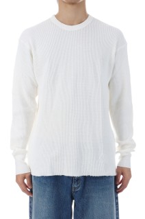 THERMAL KING WAFFLE CREW NECK L/S - OFF (#52017)