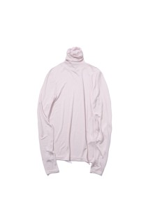 MODAL SILK JERSEY TURTLENECK - PINK(012) (KKAGLM0012)