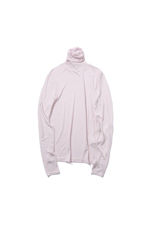 MODAL SILK JERSEY TURTLENECK - PINK(012) (KKAGLM0012)