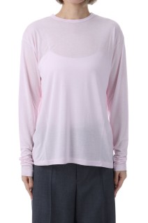 MODAL SILK JERSEY CREW NECK - PINK(012) (KKAGLM0011)