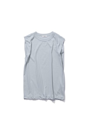 FRESCA SINGLE JERSEY TANK TOP - SAX (KKAGLM0400)