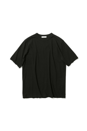 FRESCA SINGLE JERSEY STANDARD T-SHIRT - BLACK (KKAGLM0401)